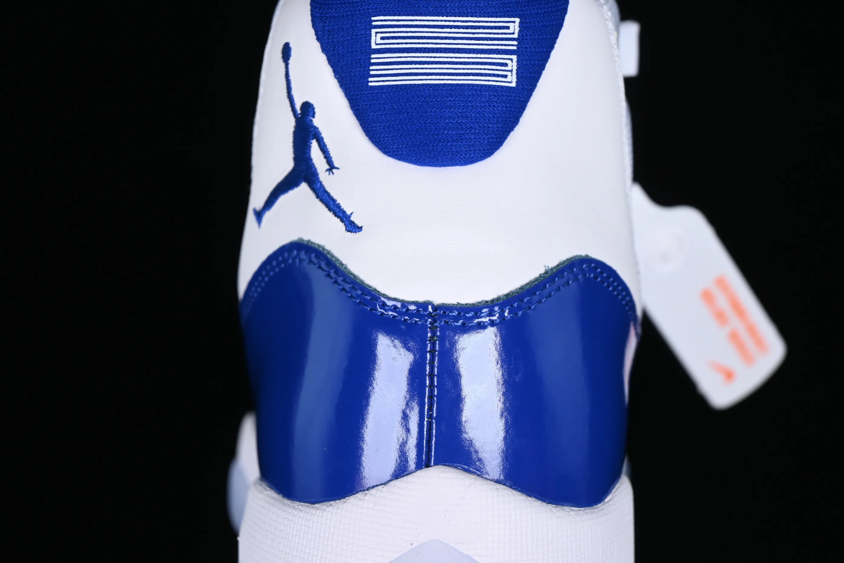 All categories Air Jordan Jordan series basketball shoes Air Jordan 11 P version Air Jordan 11 Retro "Concord Sketch" AJ11 Joe 11 white and blue real standard real carbon high-top basketball shoes CT8012-114